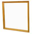 James mont large wallhanging mirror in oak frame with gold finish ca 1954 james mont design tag 52 sq