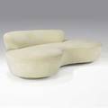 Vladimir kagan cloud sofa en suite with preceding 29 x 92 x 50