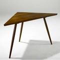George nakashima walnut corner table marked with clients name provenance available 28 x 49 x 24 12