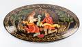 Palekh Oval Russian Laquer Box