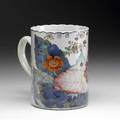 Chinese export cider mug with floral decoration ca 17601780 5 12 x 4 dia