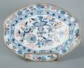 A 19th C Meissen Blue Onion Porcelain Platter