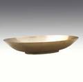 Dirk van erp hammered brass oval bowl windmill stamp hand wrought dirk van erp san francisco 3 x 16 34