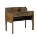 Gustav stickley twodrawer postcard desk with letter rack unsigned 36 x 39 12 x 22