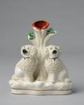 Staffordshire Spill Vase and Quill Holder