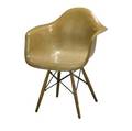 Charles and ray eames  herman miller  zenith plastics transitional dowel leg armchair with fiberglass seat on pivoting base 30 12 x 24 34 x 23 12