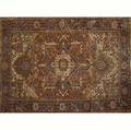 Heriz design oriental carpet 20th c some wear and moth damage 124 x 96