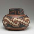 Clifton indian ware gourdshaped vase signed clifton no 223 homolobi on base 8 x 11