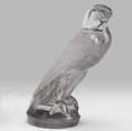 Lalique falcon engraved r lalique france chip to beak 6
