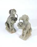 Pair of Concrete Dogs