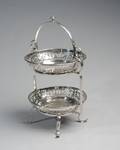 Martin  Hall Silverplated TwoTier Cake Stand