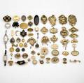 Victorian jewelry and fragments approximately sixty pieces including gold gf silver hollowform mourning coral enamel etc includes two 20th c watches