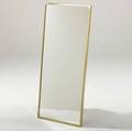 Paul mccobb  calvin rectangular wall mirror with brass frame paul mccobb metal tag