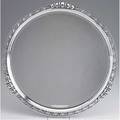 Alphonse lapaglia silver platter designed for international silver co 170 253 ca 1952 with pierced bud border and three graduated ball and loop handles note depicted pg 130 the american de