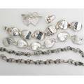 Walter meyers workshop silver spring or heart ivy eight pieces of silver jewelry designed by lapaglia for georg jensen usa inc or international silver co ca 19441952 21 necklace 7 12