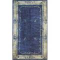 Peking chinese rug blue field with design early 20th c 206 x 120