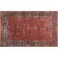Kashan oriental rug dark red all over design early 20th c 144 x 104