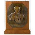 Gertrude alice meredith williams british 18781934 bronze sculptural relief of thomas cowan owner of cowan house university of edinburgh mounted on oak frame provenance private collection ne