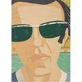Alex katz american b 1927 alex self portrait 1970 lithograph in colors signed and numbered 97100 29 34 x 21 14 sheet provenance private collection new york