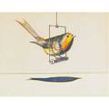 Wayne thiebaud american b 1920 bird on a swing from recent etchings ii 1979 softground etching and aquatint in colors signed dated and numbered 3550 10 x 12 12 image 23 x 29 34 sh