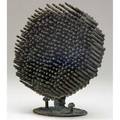 Klaus ihlenfeld germanamerican 20th c sunflower 1988 phosphorous bronze signed 8 14 high provenance the artist