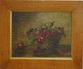 Oil on Canvas Still Life with Roses Unsigned