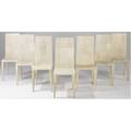 R  y augousti set of seven shagreen dining chairs 43 12 x 16 x 19