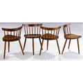 George nakashima set of four walnut mira chairs provenance available 26 12 x 17 14 x 18 12