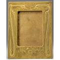 Tiffany studios tabletop picture frame in the chinese pattern gold dore finish regilded stamped tiffany studios new york 1761 9 x 6 34