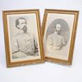 Two Framed Prints of Civil War Generals