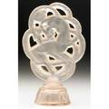 Rene lalique perfume bottle of frosted glass ambre de siam raised mark r lalique 4 34 x 3