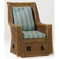 Gustav stickley willow armchair with loose cushions an excellent example of this rare form unmarked 42 x 31 12 x 31