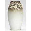 Denver lonhuda ovoid vase painted with mistletoe some glue over decorated areas impressed mark 7 34