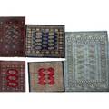 Bokara carpets five handtied area rugs largest 39 x 62