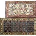 Hamadan rugs two finequality handtied area rugs largest 39 x 62