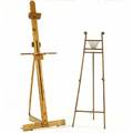 Artists easel in oak together with a victorian bentwood easel artists easel 78 x 24