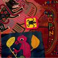 Molas twentytwo assorted molas 20th c largest 21 x 16