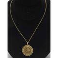 10 gold coin pendant on chain 1907 liberty fancy numismatic mount 24 chain 266 gs