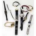 Watches lot of ten includes 14k wg by wittnauer bucherer bracelet watch longines 17jewel 18k zone 17jewel c 1930 virgin atlantic souvenir watch seiko etc