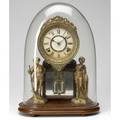 Ansonia crystal palace number 1 shelf clock under glass dome 17 12 with dome