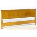 T h robsjohn gibbings  widdicomb kingsize wood headboard with rattancovered edges 35 x 81