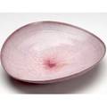 Beatrice wood large circular dish covered in mauve glaze signed beato 3 x 11 12 x 12 12
