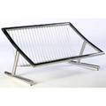 Modern tubular steel settee 28 x 51 x 28