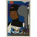 Romare bearden american 19141988 slave ship 1977 screenprint in colors framed signed and numbered 101144 30 12 x 20 sight provenance private collection virginia