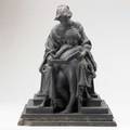 Emil fuchs austrianamerican 18661929 the first lesson 1913 bronze signed and dated from an edition of two 20 34 x 13 34 22 12 high with base provenance estate of emil fuchs gifte