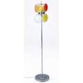 Vistosi floor lamp with eight sockets and blownglass disc shades 56 12 x 10 34