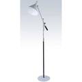 Arteluce adjustable singlearm floor lamp with on marble base base stamped made in italy 57 12 x 35
