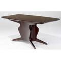 Osvaldo borsani rosewood dining table with sculpted pedestal base and bronze sabots ca 1956 31 x 71 x 33