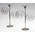 Lino sabattini pair of candlesticks with spiral arms 11 12