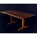 George nakashima trestle dining table with three rosewood butterfly keys 29 x 72 x 36